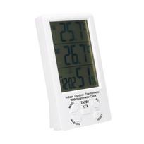 Patalpų higrometras Skaitmeninis elektroninis termometras ir drėgmės matuoklis su temperatūros drėgmės monitoriumi namams black