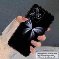 Baltas drugelis Dėl Oppo Realme 11 12X 12 14 Pro Plus 5G 8 C 55 63 65 51 53 67 75 4G GT2 7 Note 7 50 silikoninis minkštas telefono dėklas For Realme C53 black