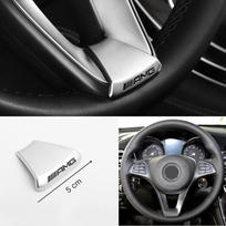GLC GLB AMG Emblema Vairo Lipdukas Automobilio Interjero Apdailos Aksesuarai Mercedes Benz W204 W205 W203 W211 W212 W213 W gray