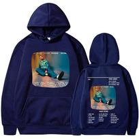 Men Women Clothing Pierre Garnier Chaque Seconde Album Hoodies Casual Oversized Sweatshirts Vintage Long Sleeve Pullover XL blue