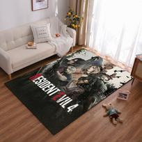 Resident Evil 4 Carpet, Game Character Design, Home Decoration Rug Suitable for use as an anti-slip for living room bedroom sofas 40x60cm( 15x23in ) gray