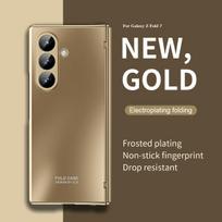 For Samsung Galaxy Z Fold 7 6 5 4 3 Electroplating Matte Skin Feel Drop Resistant Scratch Resistant Fingerprint Phone Case For Galaxy Z Fold 7 auksas