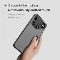 For Nothing Phone 3 Case NILLKIN Fitted Case High Quality Super Frosted Shield Matte PC Cover For Nothing Phone 3 Translucent Pc + tpu&Nothing Phone (3) gray