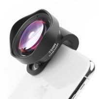 Phone Camera Lens Multi-layer Coating 75mm Macro Phone Lens Shooting Macro Lens for Mobile Phone 75mm Macro Lens+Clip gray
