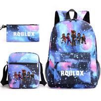 Roblox Žaidimai Vyriškos ir Moteriškos Kuprinės Studentų Mokyklinės Rankinės Mažos Peties Rankinės Pieštukinės Trys Dalys Kompiuterinės Rankinės Universitetas one size fits all