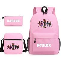 Roblox Žaidimai Vyriškos ir Moteriškos Kuprinės Studentų Mokyklinės Rankinės Mažos Peties Rankinės Pieštukinės Trys Dalys Kompiuterinės Rankinės Universitetas one size fits all