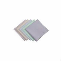 5 Pieces Solid Color Handkerchief Soft Hankie Absorbent Plain Cloth for gray
