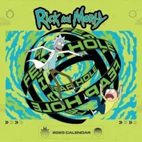 KNYGA Bookshop Official Rick And Morty Square Calendar 2025