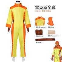 Invincible Cosplay Costume Rex Splode Suit Halloween Role Play Outfit M geltona