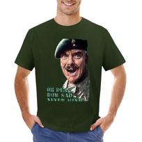 It Ain't Half Hot Mum Sgt. Williams Green Beret T-Shirt XL žalia