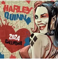 KNYGA Bookshop Harley Quinn 2024 Square Wall Calendar