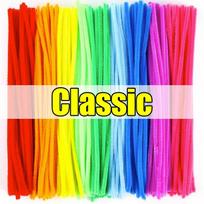 1000/10pcs Colorful Chenille Stems Pipe Cleaner DIY Plush Tinsel Stem Wired Twist Stick Hair Strip Kid Handmade Educational Toys 500PCS