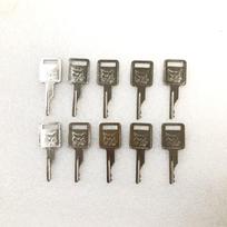 10 PCS Key For BOBCAT Ignition Starter Switch Fit Skid-Steer Track Loader Mini Excavator MT55 D250