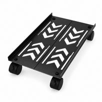 4 Caster Wheels Computer Tower Stand Carbon Steel Adjustable PC Tower Stand PC Stand  For Students juoda