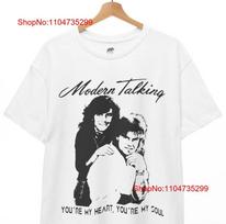 Modern Talking Marškinėliai Muzika punk rock grupė vintage Išplauti Ištempti Vyriški grafinis Viršutinė dalis Kasdieniam dėvėjimui Stilingi Šiek tiek 3XL įvairiaspalvis