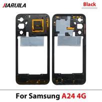 For Samsung A06 A16 A24 4G 5G Housing Middle Frame Bezel Middle Plate Cover A24 4G Black gray