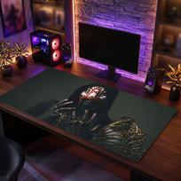 Big Mouse PadSleep Token Extended Soft Desk Mat Gaming Office Computer Table Decor Mat 30cmx60cm black