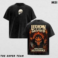 Warhammer 40K New Vintage Washed Tee – Retro Oversized T-Shirts Inspired by Icon 150 black