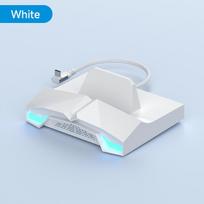 Hagibis ROG Ally/Steam Deck/Switch2/OLED Dock 6 in 1 Universal Docking Station With 4K HDMI 2.5G RJ45 100W RGB Light USB C Hub balta