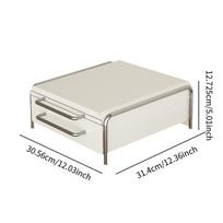 Coffee Pod Storage Drawer Desktop Countertop Capsule Dispenser White white