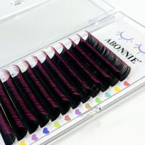 Ombre spalvos blakstienų priauginimai Pūstos individualios Helovino blakstienų priauginimai Kalėdinė makiažas D&0.07mm&Mix8-15