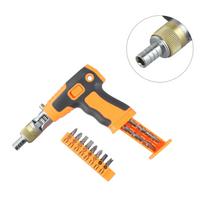 Ratchet Screwdriver Screwdriver Bit 16 In1 Brand New oranžinė