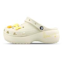 Crocs Classic Platform Clog MM Dream Builder Melt Ice Cream Summer Hand Painted Funny Hole Shoes Female White 42-43