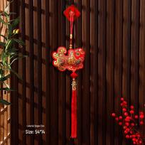 2026 Kinų Žirgo Metų Pakabukai: Šventinės svetainės dekoracijos Pavasario šventei brown