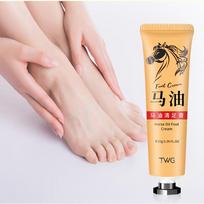 3pcs Anti Crack Foot Cream Heel Cracked Repair Horse Oil Cream Smooth Removal Dead Skin Callus Anti-Drying Hand Feet Skin Care 30g 1pc white