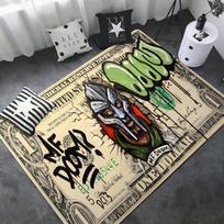 MF DOOM Kilimėliai Prie Durų Neslystantis Sugeria Vandenį Ilgas Juostelės Pagalvėlė Miegamojo Kilimėlis Sveikinimo Kilimėlis 40x60cm gray