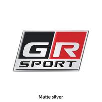 3D automobilio aliuminio lipdukas GR SPORT logotipas emblema ženklelis Auto lango kėbulo dekoras Toyota Corolla C-HR RZ RC RS Prius priedams red
