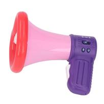 Vaikų balso keitiklis NaBig burnos formos, keli garso efektai, edukacinis įrašymas, garsus garsiakalbis, žaislas su dirželiu pink