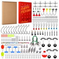 Fishing Advent Calendar 2025 Fishing Tool Kit Holiday Countdown Calendar Xmas Gifts for Fisherman Dad Husband Boyfriend China Mainland red