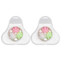 Urinal Odor Eliminators Balls Safe Efficient Odor Control Urinal Freshener 2PCS For Commercial And Residential Use 1 white