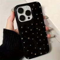 Korean Dopamine Colorful Star Phone Case For iPhone 16 Pro 15 14 Plus 13 12 11 Pro Max 16E X XR XS 7 8 Plus Silicone Soft Cover iPhone 14 Pro juoda