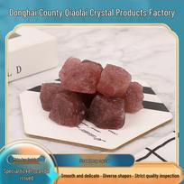 Strawberry Quartz Large Raw Crystal for Craft, Ornament, or Fish Tank Decoration 1-2 cm 100g natūrali
