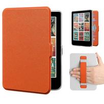 Auto Wake/Sleep Case Snap-on Protective Shell e-Reader Cover for KOBO Clara Color/2E/BW 6 inch oranžinė