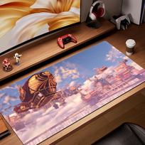 HYBXAXC Bioshock Mouse Pad Home Custom HD Mousepad XXL Playmat Desk Mats Carpet Non-Slip Soft Laptop Desktop Mouse Pad Mice Pad 40cmx90cm(15.7x35.4inch) brown