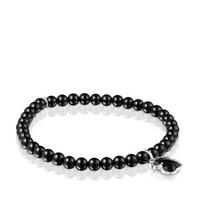 [TOUS] Silver Icon Color Onyx Bracelet 212531510 black