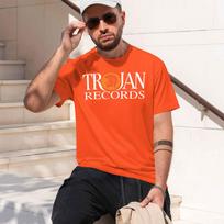 2026 New Model Trojan Records British Label Logo Mens T Shirt White Print Inspired Fashion Statement Men Women Summer T Shirt L red