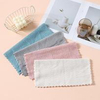20Pcs Microfiber Cleaning Cloth Absorbent Quick Dry Towel Lint Free Dishcloth Kitchen Washing Rag 30x30cm 20pcs color mixed towel gray