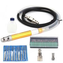 Pneumatic Engraving Grinder Polisher Grinding Machine High Speed Air Micro Die Grinder Pencil for Metal Wood Polishing Engraving pen set