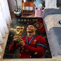 Ronaldo Čempiono kilimų rinkinio dizainas  kilimų rinkinys    (1 antklodės užvalkalas, 2 pagalvių užvalkalai, antklodė neįtraukta) 40x60cm( 15x23in ) black