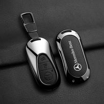 Raktų pakabuko apsauga Automobilio nuotolinio valdymo pultelio dėklas Laikiklis Mercedes Benz C S E klasės GLC W206 W214 W223 E300 C260 C300 S450 S500 black