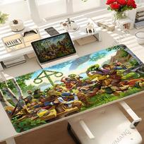 Šaunus smėlio dėžės kovinis žaidimas Valheim pelės kilimėlis žaidėjui žaidimų guminiais kraštais pelės kilimėlio priedai stalo klaviatūros kilimėlis kompiuterio nešiojamojo kompiuterio 800x300x2mm