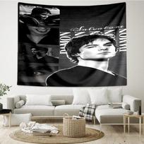 Damon Salvatore Romance Tapestry, Unique Design Tapestry, Wall Decor for Bedroom,Livingroom, Playroom,Heartwarming Fan Holiday Gifts 100cmx150cm