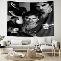 Damon Salvatore Romance Tapestry, Unique Design Tapestry, Wall Decor for Bedroom,Livingroom, Playroom,Heartwarming Fan Holiday Gifts 180cmx230cm