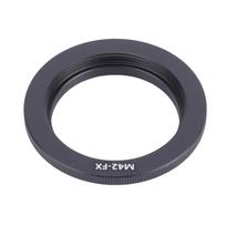 Slim Lens Adapter Ring for M42 Lens to Fit for Fujifilm FX Mount Mirrorless Camera Aluminum Alloy black
