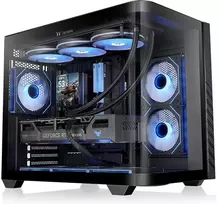 Thermaltake Korpusas - vision 330 cr argb tg - juodas