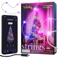 Twinkly Strings Usb-C Candies - 100 Led Rgb, Pearls, 6M, Green Braid